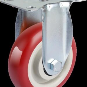 Bánh xe B tải trung đỏ tươi